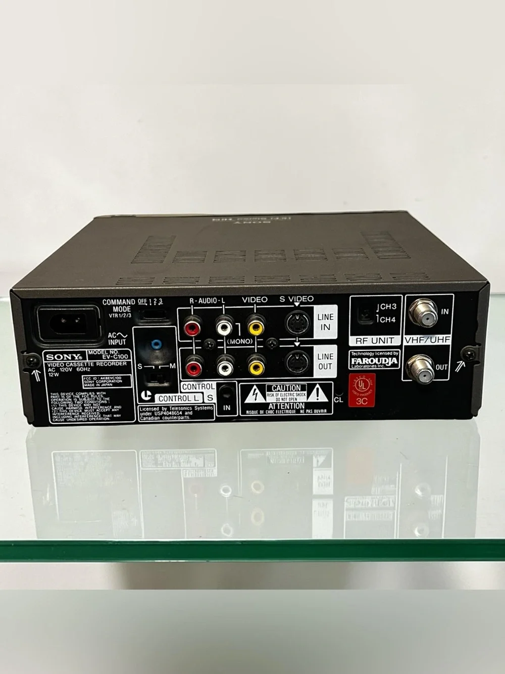 Sony EV-C100 Analog Hi8 Video8 8mm Player Recorder HiFi Stereo VCR Deck BOX
